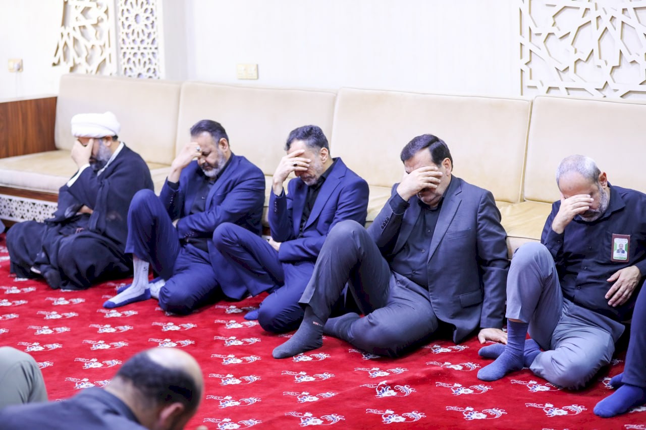 مركز تراث البصرة يقيم مجلسا  للعزاء لمناسبة  استشهاد السيدة أم البنين (عليها السلام )