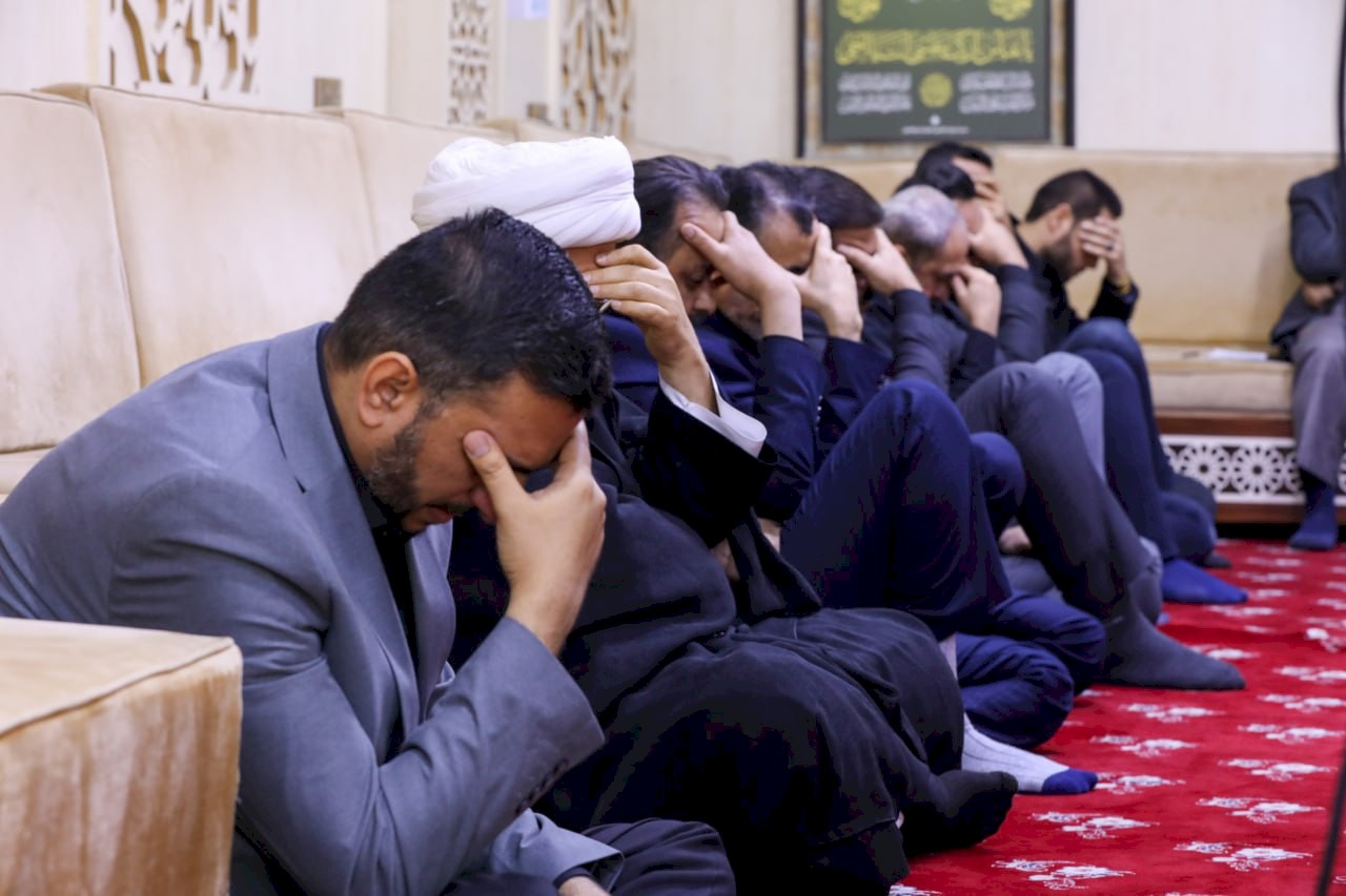 مركز تراث البصرة يقيم مجلسا  للعزاء لمناسبة  استشهاد السيدة أم البنين (عليها السلام )