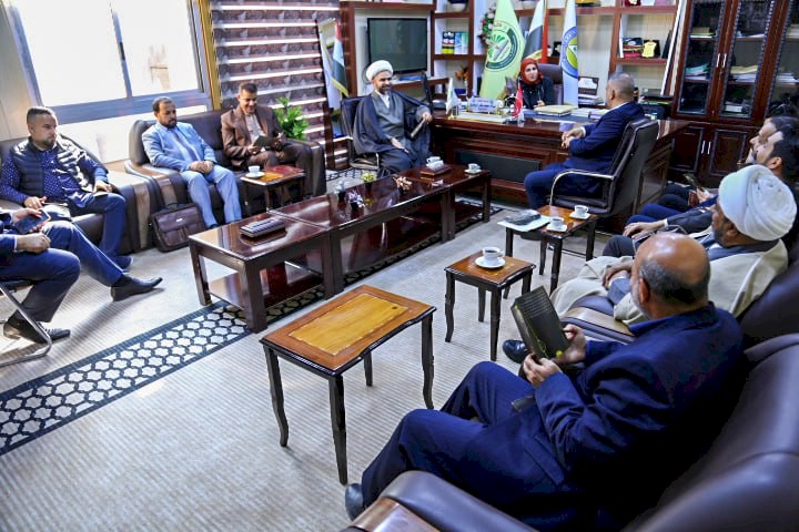 وفد العتبة العباسية المقدسة يزور جامعة البصرة