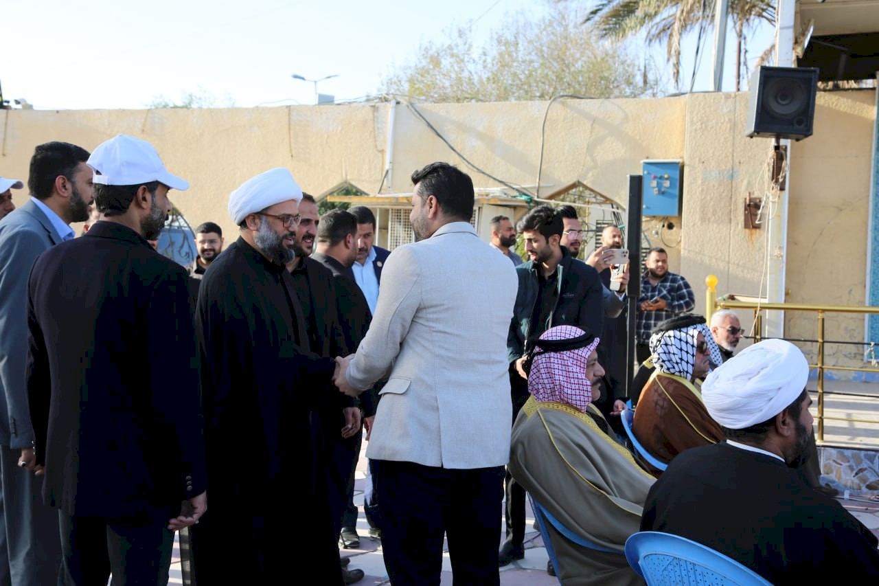 مركز تراث البصرة يشارك في احتفالية رفع راية استشهاد سابع الأئمة الاطهار (عليهم السلام )