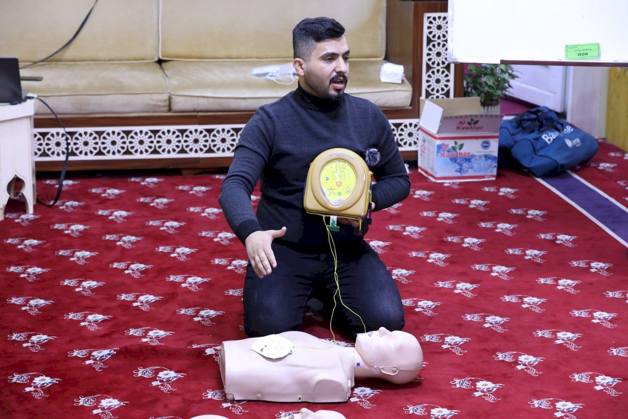 مركز تراث البصرة يشارك في دورة الإسعاف والتدريب الطبي