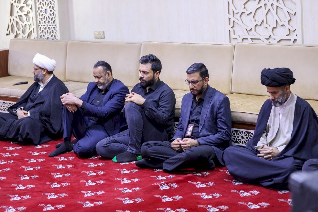 لمناسبة استشهاد الإمام الكاظم ( عليه السلام )، مركز تراث البصرة يقيم مجلساً للعزاء