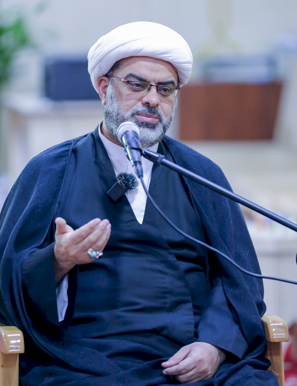 لمناسبة استشهاد الإمام الكاظم ( عليه السلام )، مركز تراث البصرة يقيم مجلساً للعزاء