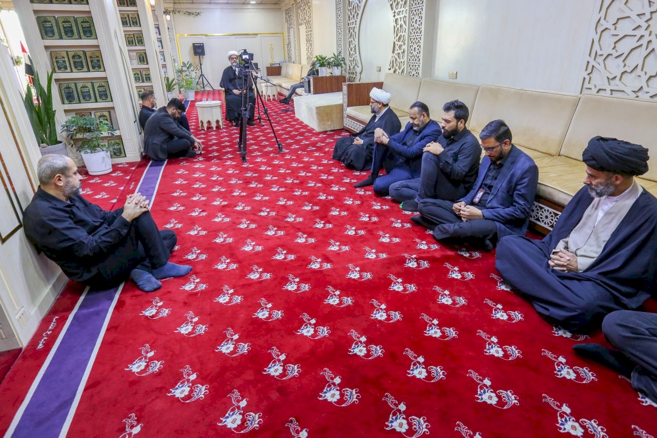 لمناسبة استشهاد الإمام الكاظم ( عليه السلام )، مركز تراث البصرة يقيم مجلساً للعزاء