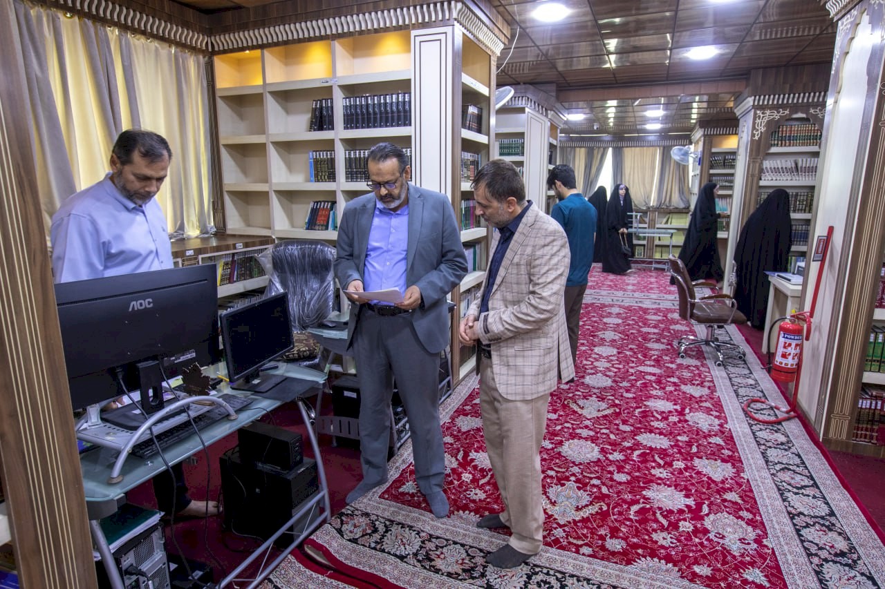 قسم علوم القرآن في كلية التربية للعلوم الإنسانية بجامعة البصرة يزور مركز تراث البصرة