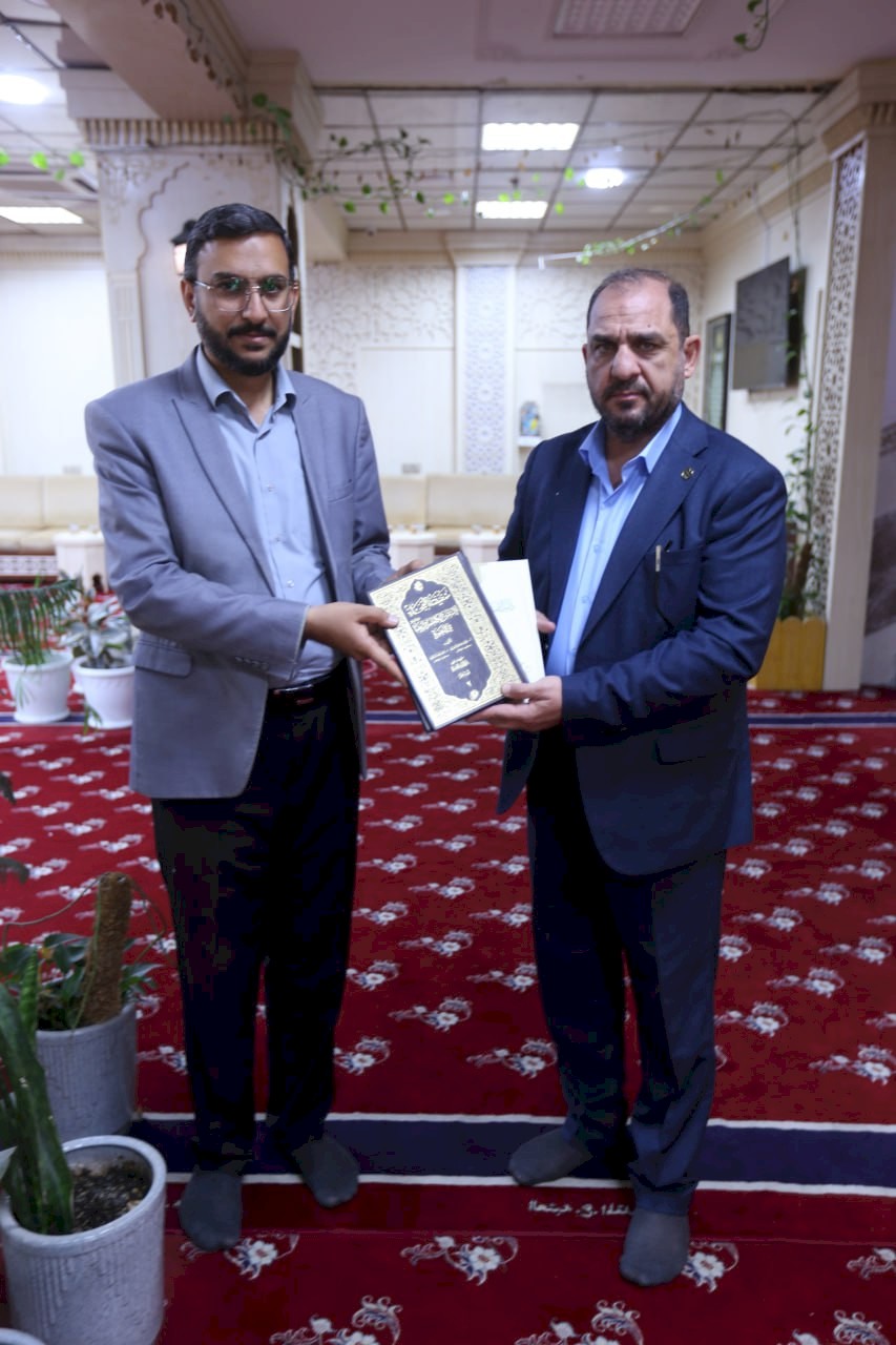 من عبقِ وأريج الجوادين (عليهما السَّلام) إلى بصرةِ الخير والعطاء ... وفد مركز إحياء تراث الكاظميَّة المقدَّسة يزور (مركز تراث البصرة)