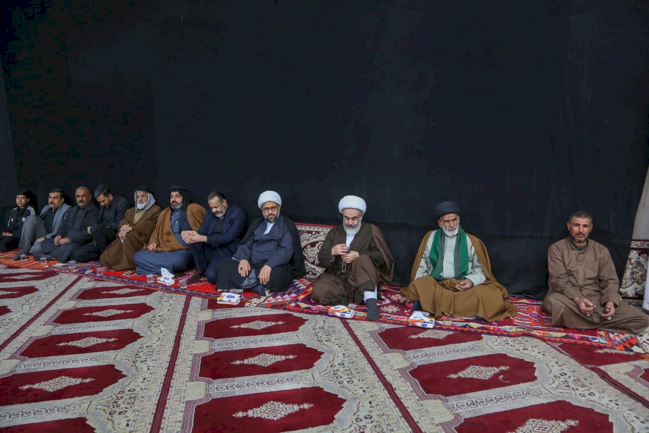 مركز تراث البصرة يزور سماحة الشيخ محمّد فلك المالكيّ