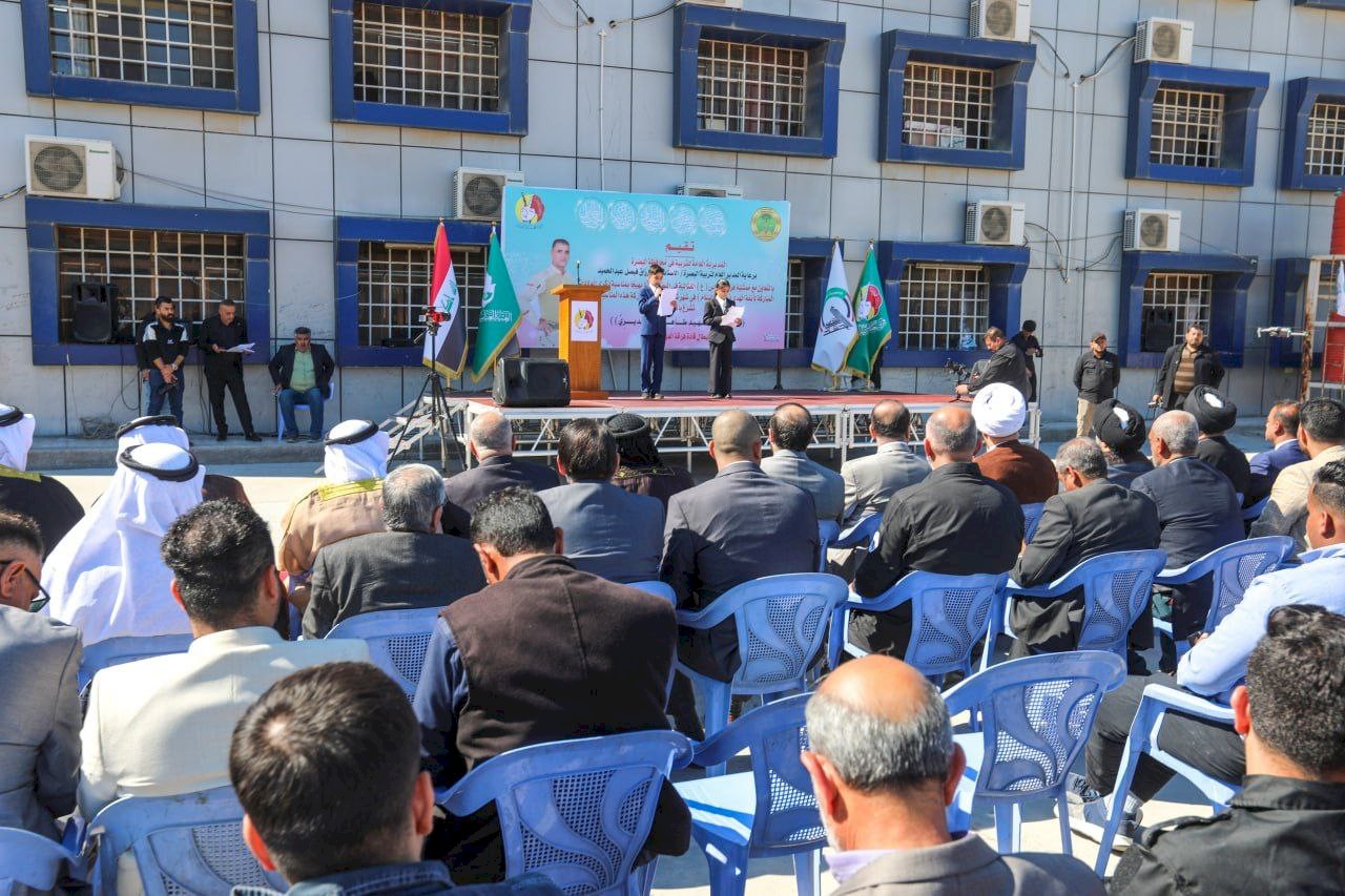 مركزُ تراثِ البصرةِ يحضرُ افتتاح مدرسة الشَّهيد طاهِر البديري أحد أبطال فرقة العبّاس(عليه السلام) القتالية