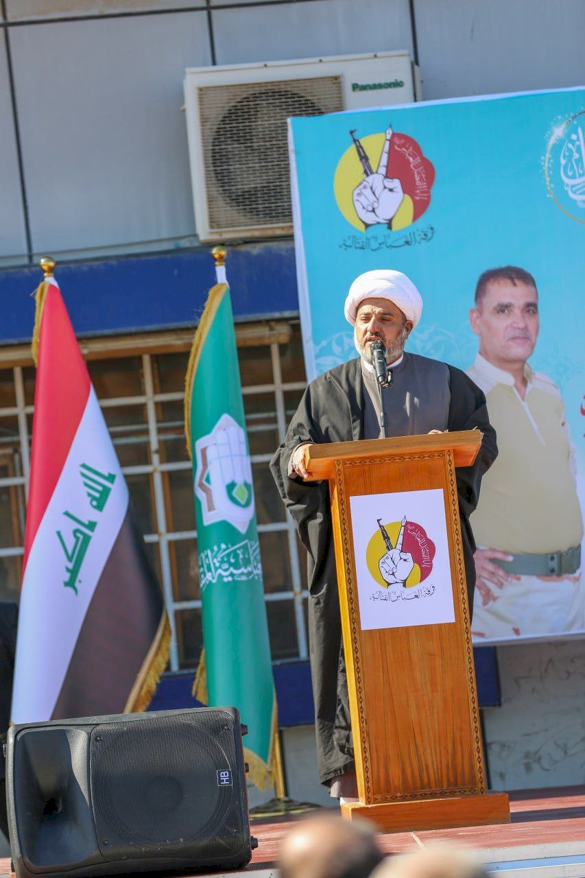 مركزُ تراثِ البصرةِ يحضرُ افتتاح مدرسة الشَّهيد طاهِر البديري أحد أبطال فرقة العبّاس(عليه السلام) القتالية