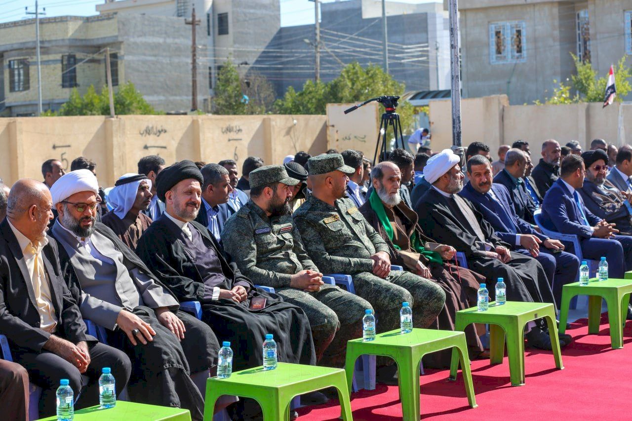 مركزُ تراثِ البصرةِ يحضرُ افتتاح مدرسة الشَّهيد طاهِر البديري أحد أبطال فرقة العبّاس(عليه السلام) القتالية