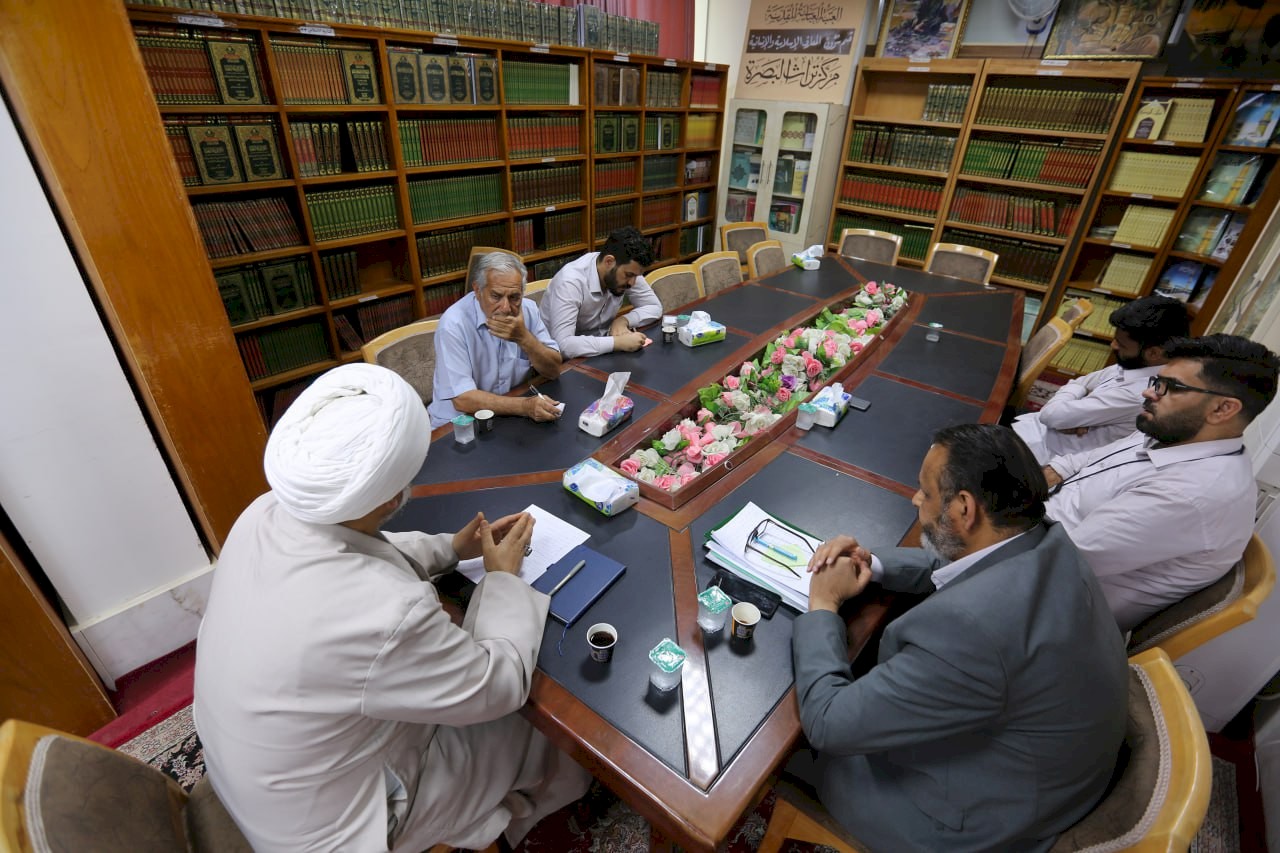 الاجتماع الدوري لوحدة الإعلام في مركز تراث البصرة