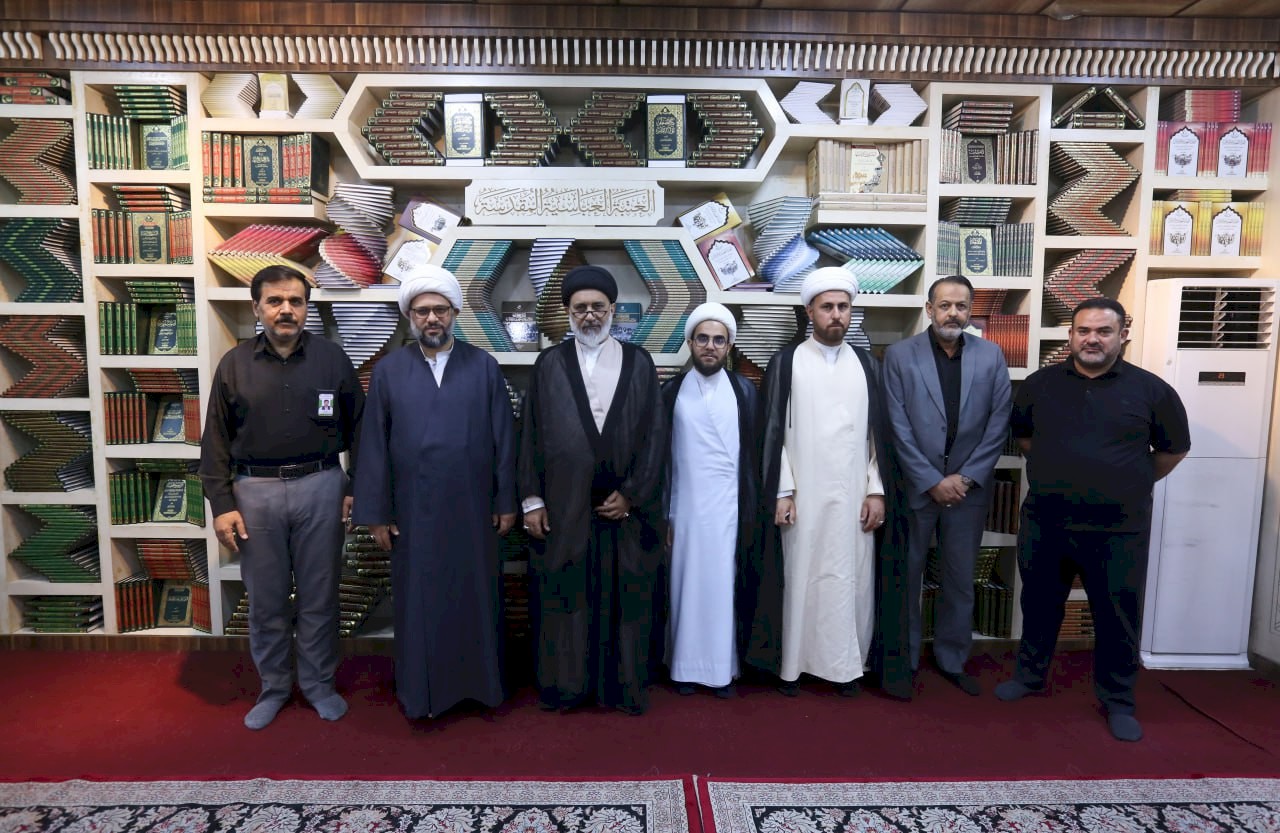 سماحةُ السَّيد آصف اللعيبي في رحابِ مركز تراث البصرة
