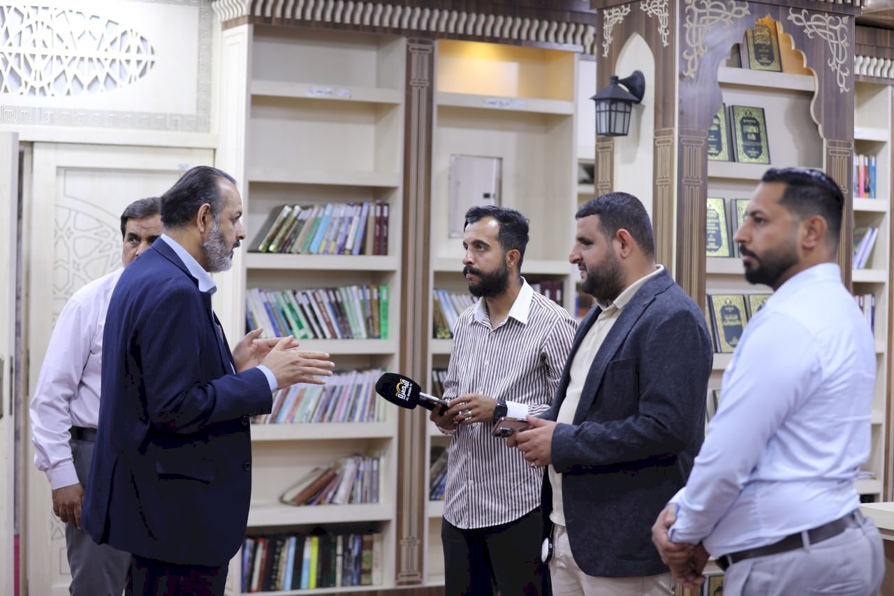 قناة البصرة الفضائية تزور مركز تراث البصرة