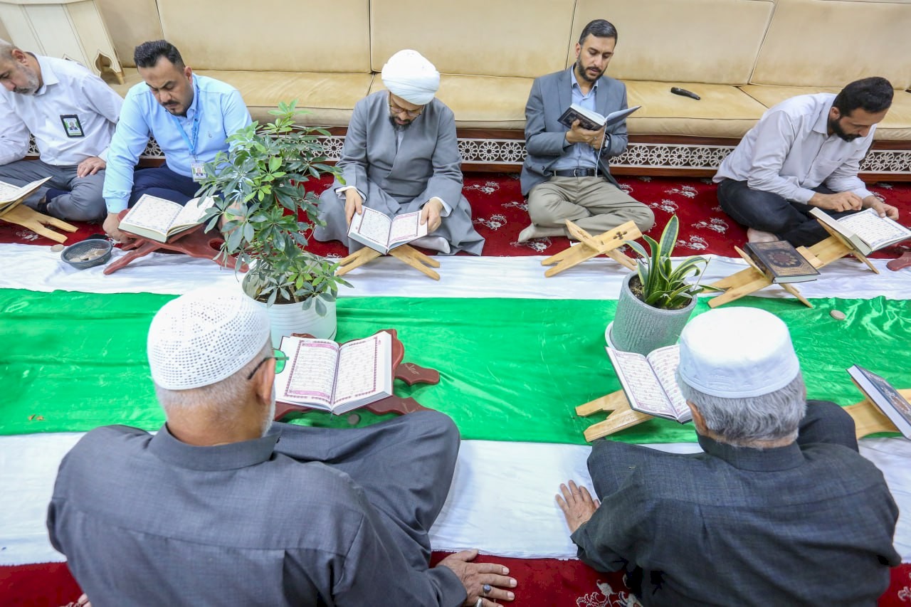 اختتامُ البرنامجِ القرآنيِّ الرمضانيِّ المبارك في مركزِ تراثِ البصرةِ