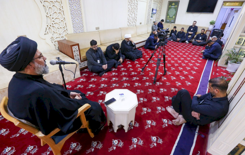 في رحابِ الزهراءِ فاطمة (عليها السّلام ) مركز تراث البصرة يقيم مجلس عزائهِ السّنوي