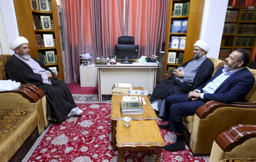 مركز تراث البصرة يستقبل الباحث الشيخ  ابراهيم التميمي من مشهد المقدسة