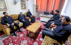 المركز يستقبل خطيب المنبر الحسيني السيد جعفر المشعشعي