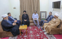 ⭕️ مستشارُ الهيأةِ العُليا لإحياءِ التّراث في العتبة العباسية المقدَّسة، سماحة الشيخ مسلم رضائي يعقد اجتماعاً في مركز تراث البصرة