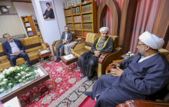فضيلة الشيخ جمال الدّوسري إمام وخطيب مسجد الدروازة يزور مركز تراث البصرة