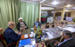 مركز تراث البصرة يزور جامع ومقام الامام علي بن موسى الرضا (عليه السلام)