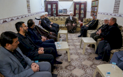مركز تراث البصرة يزور سماحة الشيخ محمّد فلك المالكيّ