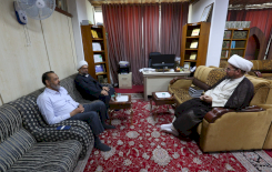 مديرُ مركز تراث الحلة يزورُ مركز تراث البصرة