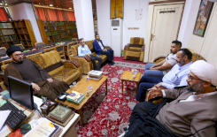 مركز تراث البصرة يستقبل مدير إعلام هيأة الحشد في البصرة