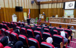 الأبعادُ العلميَّةُ والفكريَّةُ في التراثِ البصريِّ عنوانٌ للنَّدوةِ التي نظَّمها المركزُ في كليَّةِ التربيَّةِ / القرنة