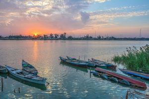 جمال مدينة البصرة وقت الغروب - مكان الالتقاط: محافظة البصرة - الفيحاء
المصور: مركز تراث البصرة -احمد عبد العباس راضي