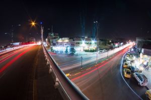 جمال مدينة البصرة في الليل (جسر الجزائر) - مكان الالتقاط: البصرة
المصور: اعلام مركز تراث البصرة - محمد ستار