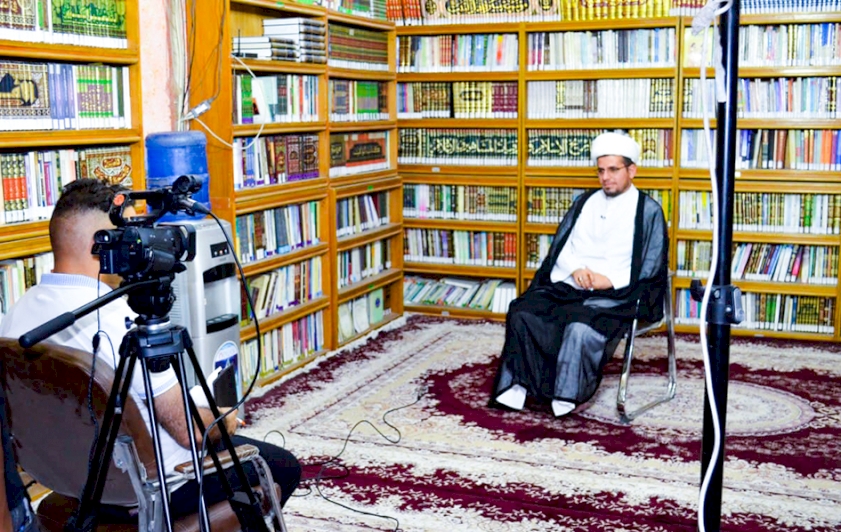 قناة الامام الصادق الفضائية تسلط الضوء على نشاطات مركز تراث الحلة