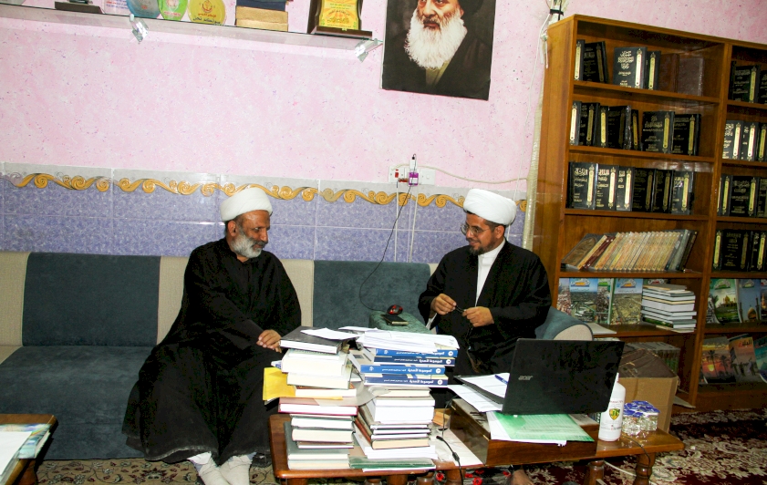 الشيخ عبد الحليم عوض في ضيافة مركز تراث الحِلَّة