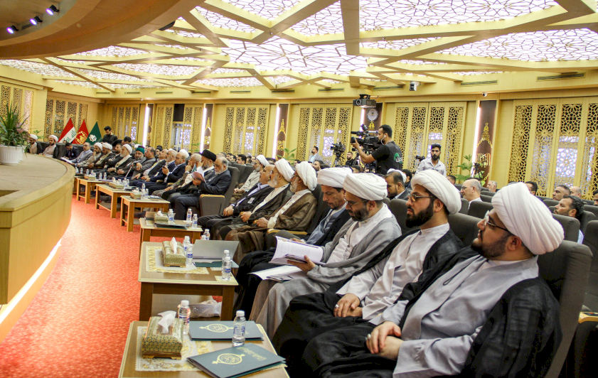 وفد مركز تراث الحلة يحضر فعاليات أسبوع الإمامة الدولي الأول.