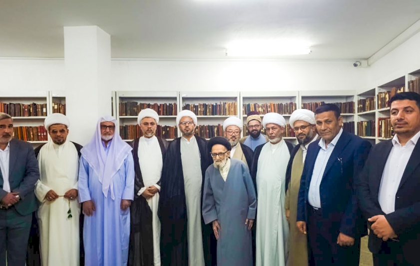 الشيخ الخويلديّ في وفد العتبة العبَّاسيَّة المقدَّسة