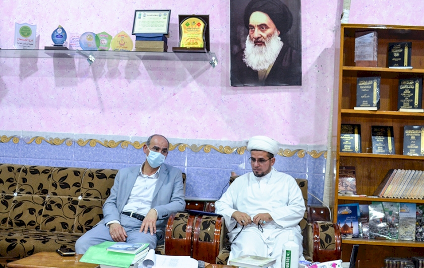 زيارة السيِّد عضو مجلس إدارة العتبة المقدَّسة لمركزنا