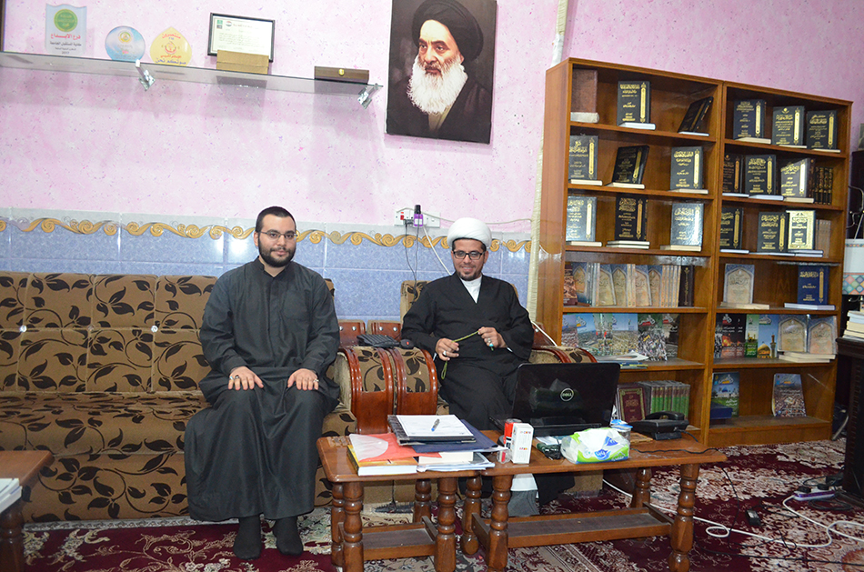 مدير مركز تراث الحلة يستقبل السيِّد صالح القزويني