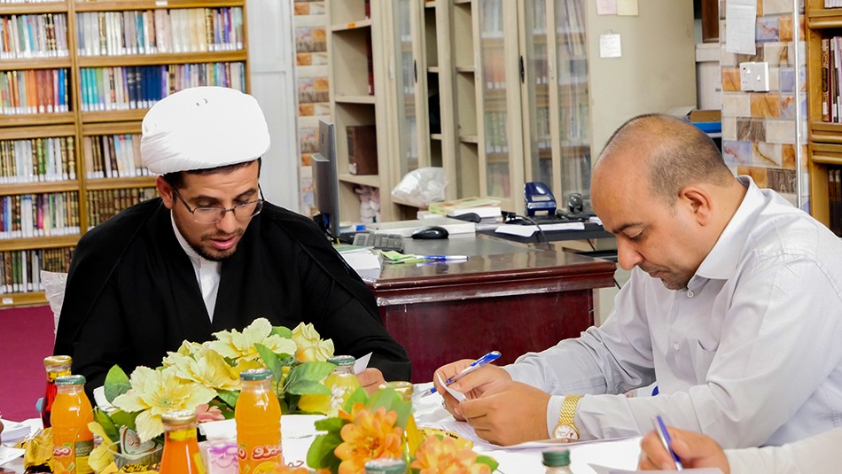 اجتماع الهيأتين الاستشاريَّة والتحريريَّة لمجلَّة تراث الحلَّة.