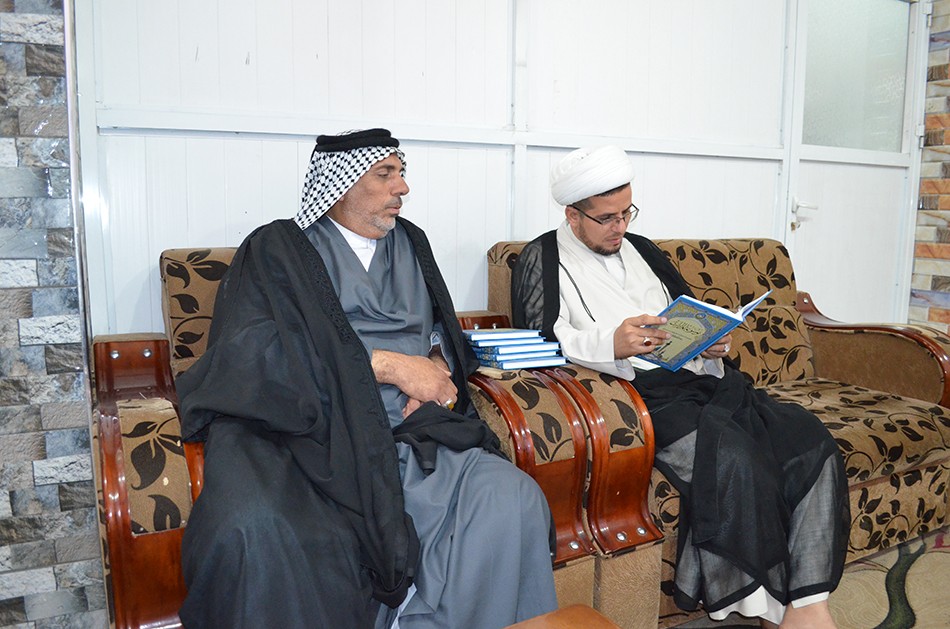 أمين مزار ابن طاووس في ضيافة المركز: