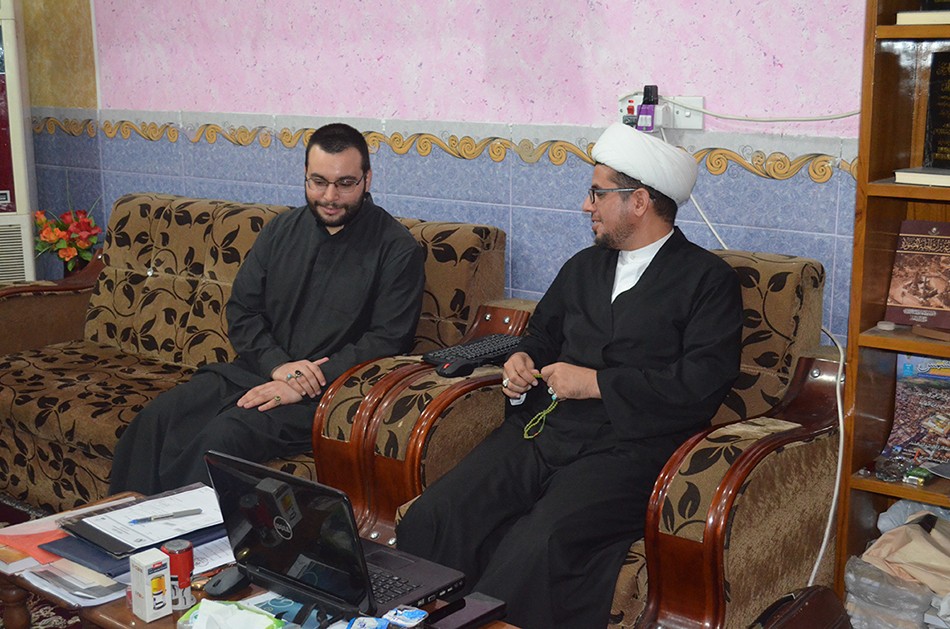 مدير مركز تراث الحلة يستقبل السيِّد صالح القزويني