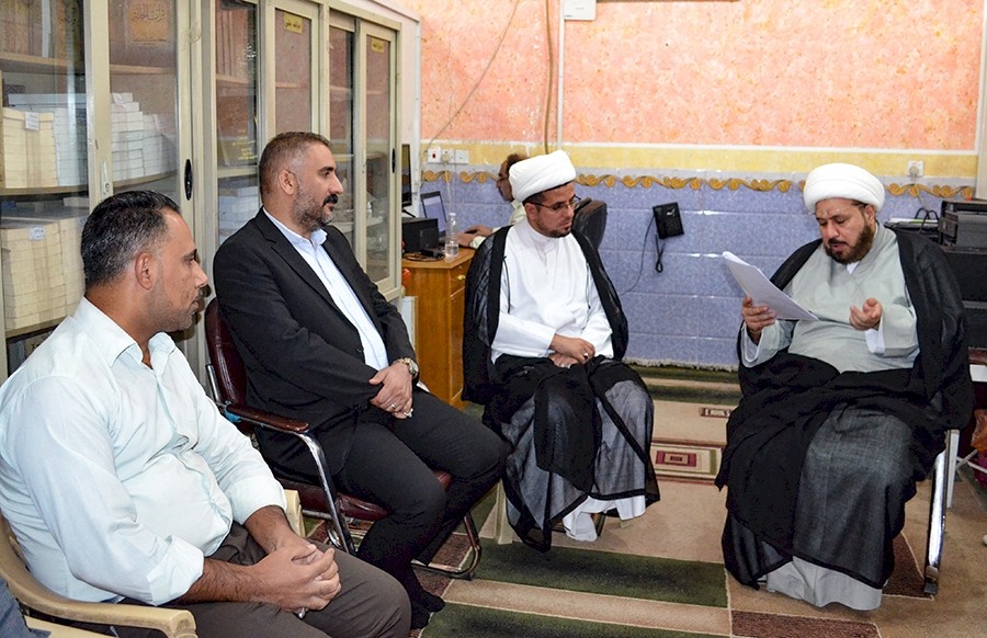 الشيخ عمار الهلالي  في ضيافة مركز تراث الحلة