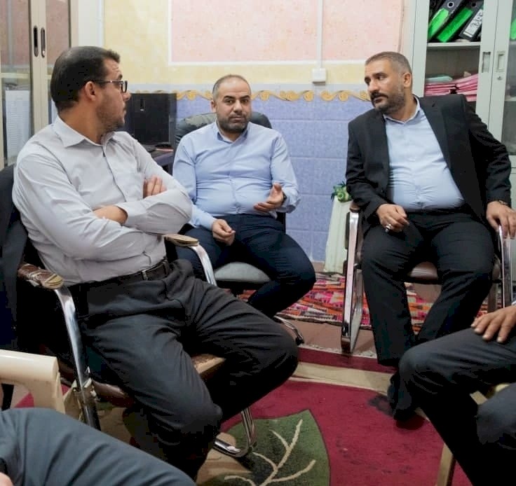 جلسة حوارية في إعلامِ مركزِ تُراثِ الحلة
