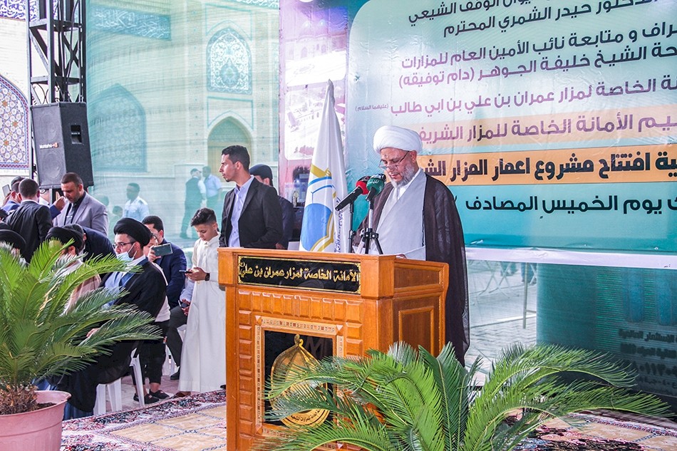 مزارُ السَّيِّد عمران بن علي (ع) في حُلَّةٍ زاهيةٍ