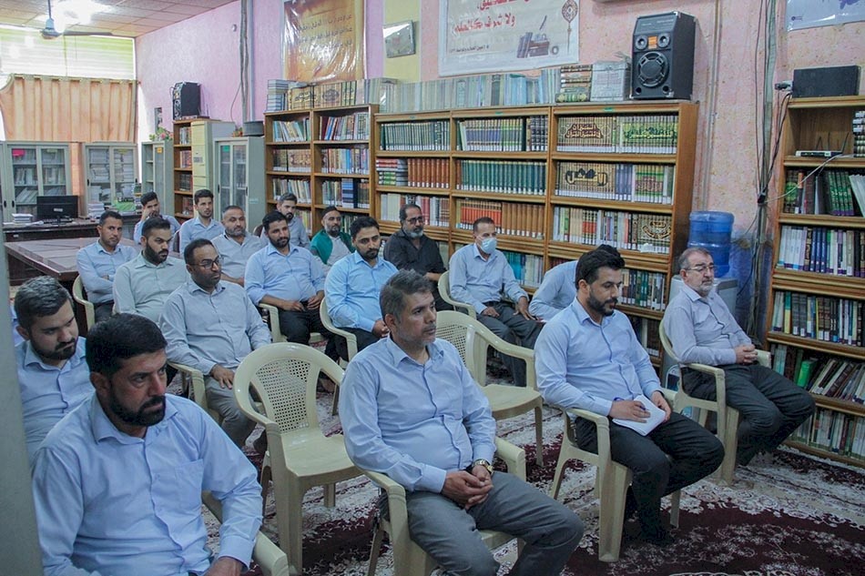 الشيخ الخويلدي يجتمع بمنتسبي المركز
