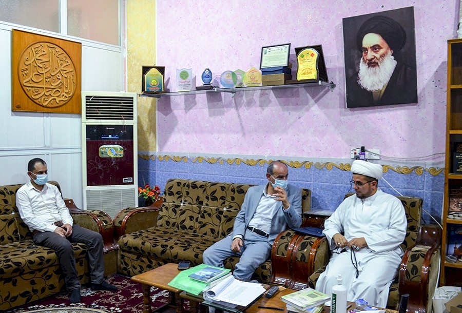 زيارة السيِّد عضو مجلس إدارة العتبة المقدَّسة لمركزنا