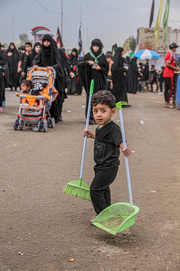 بالصور: استمرار الزحف الحسيني المقدس نحو كربلاء الشهادة