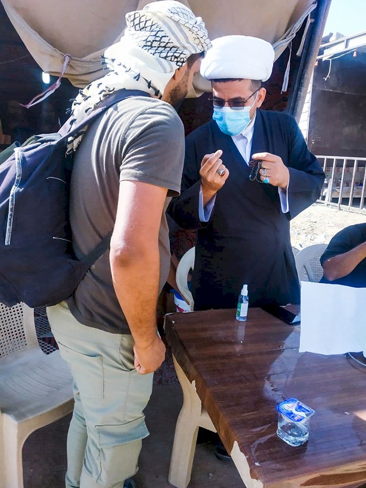 بالصور: استمرار الزحف الحسيني المقدس نحو كربلاء الشهادة