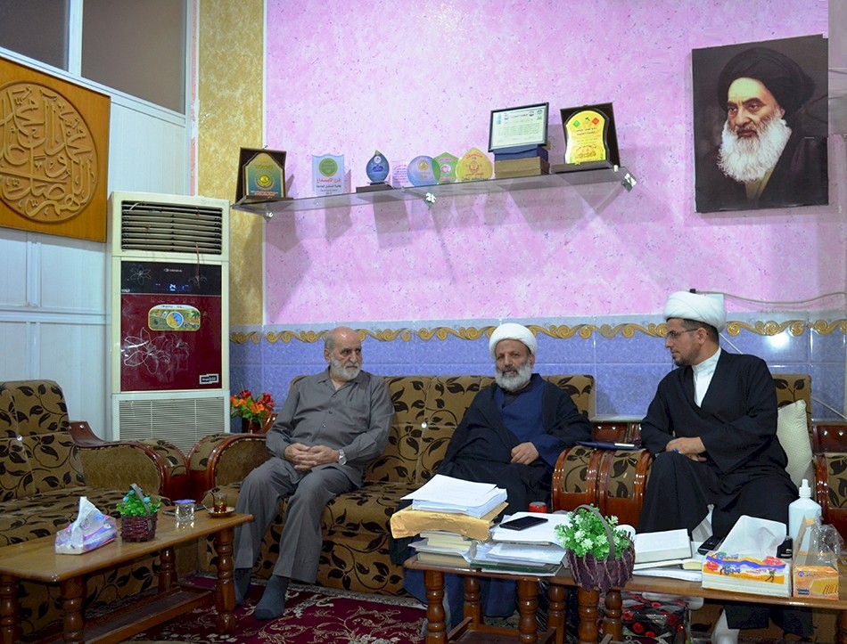 الشيخ عبد الحليم عوض في ضيافة مركز تراث الحِلَّة