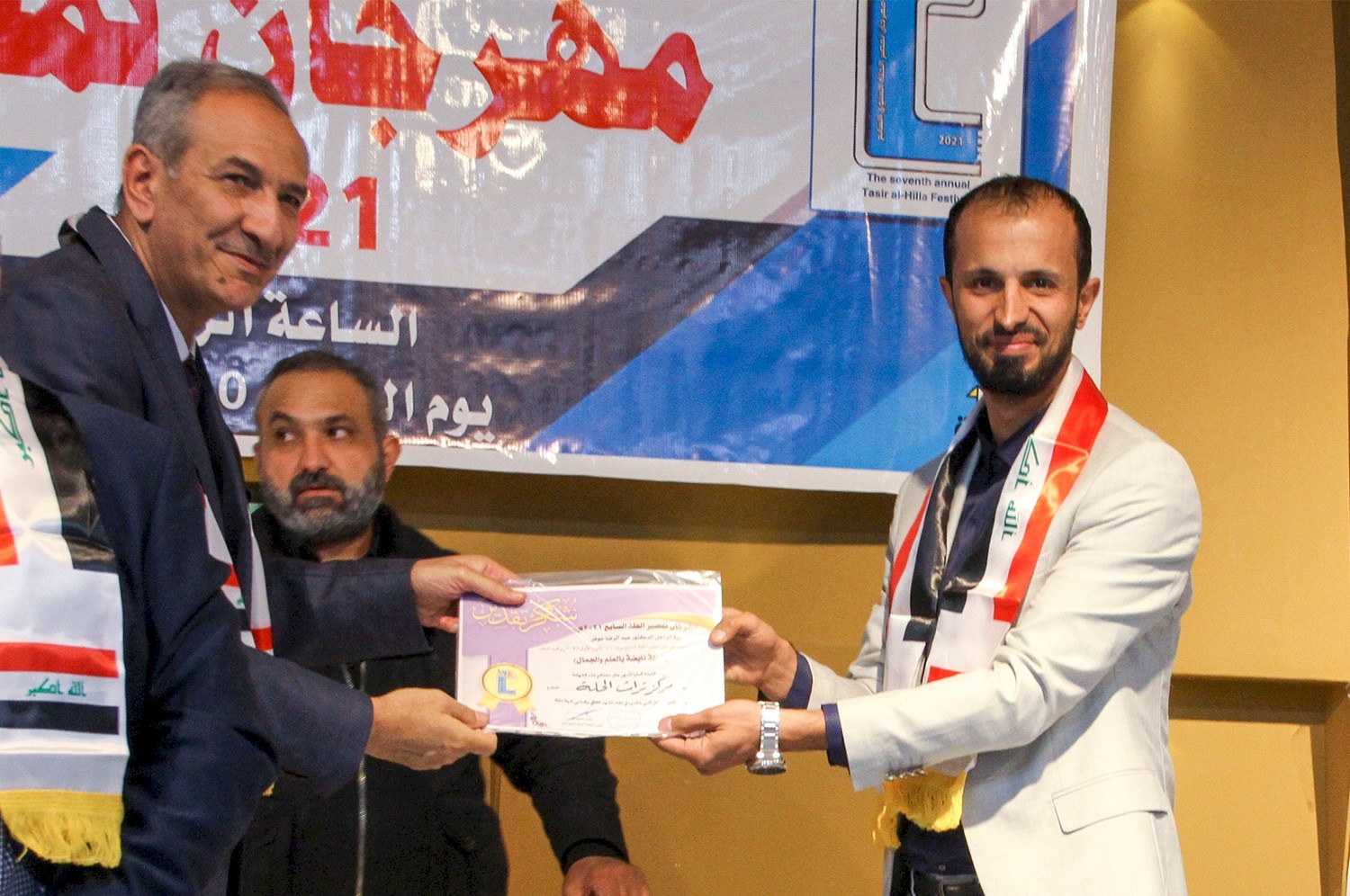 وفدُ مركز تراث الحِلَّة يشاركُ في مهرجان التمصير السابع