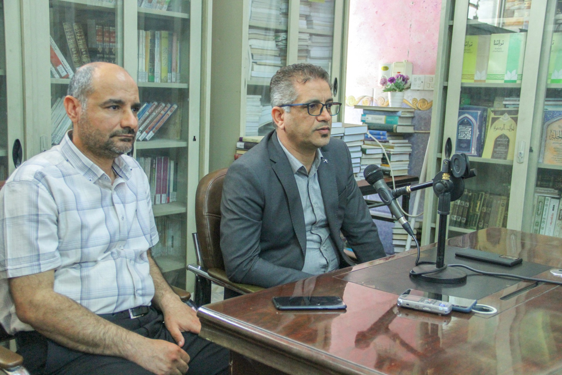 زيارةُ السيِّد رئيس القسم إلى مركز تراث الحِلَّة