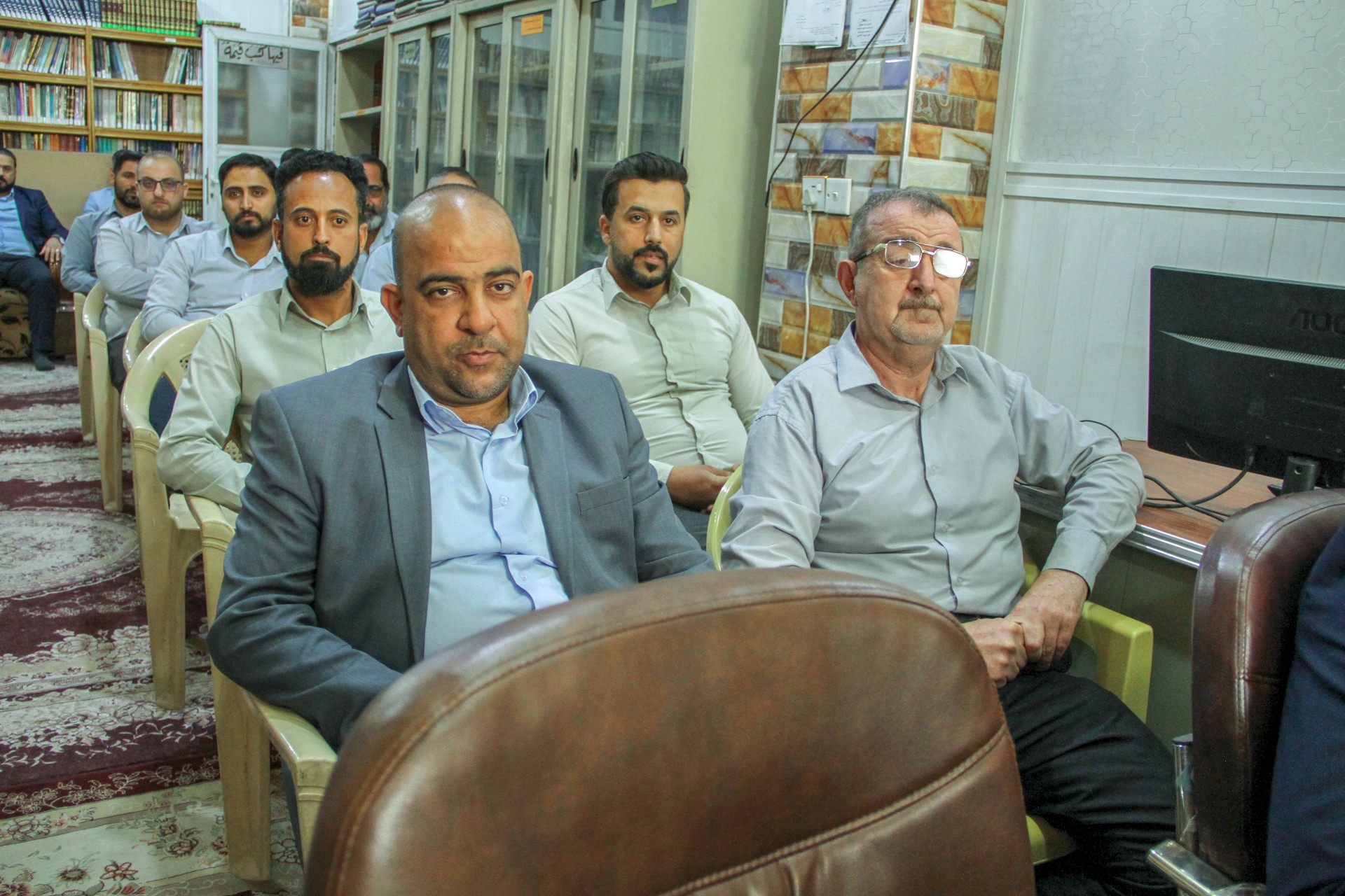 زيارةُ السيِّد رئيس القسم إلى مركز تراث الحِلَّة